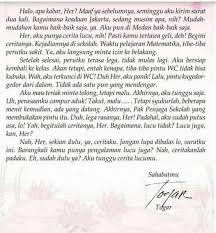 Bagian dan contoh surat pribadi kepada orang terdekat seperti ibu atau sahabat. Contoh Surat Pribadi Buat Teman Menceritakan Sosok Seorang Ibu Brainly Co Id