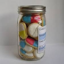 Giant Pill Bottle Of Cookies To Make Someone Special Feel Better Sugar Cookies Food Gifts Cookie Decorating
