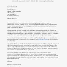 Sample Cover Letter And Resume For A Recruiter