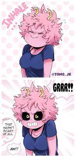 Mina Trying to be Scary by Tomo_jk | My Hero Academia | Know Your Meme