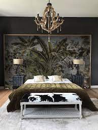 Panoramic Wallpaper Headboard Udaipur Patine Headboardudaipurpatine Panoramic Tete De Lit Papier Peint Deco Chambre Parentale Moderne Decoration Tete De Lit