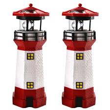From address books to desk lamps. 2er Set Led Solar Leuchtturm 28 Cm Garten Deko Real De