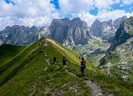Peaks Of The Balkans Map Peaks Of The Balkans Trail - Balkan Natural Adventure