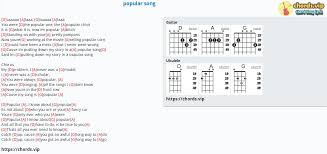 A new cool and easy song every week. Chord Popular Song Tab Song Lyric Sheet Guitar Ukulele Chords Vip