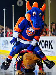 Nhl mascot nhl ny islanders. Sparky The Dragon For New York Islanders Mascot Costume Animal