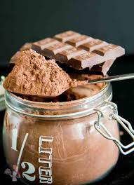 A Jar Of The Hot Chocolate Mix Made At Home Using Cocoa Powder Real Chocolate Pinterest O Homemade Hot Chocolate Mix Homemade Hot Chocolate Hot Chocolate Mix