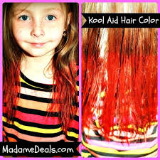 D) i used one packet of tropical punch for a bright red/pink color. Kool Aid Hair Dye Recipe Real Advice Gal