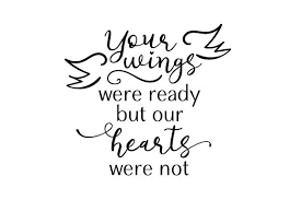 Download Your Wings Were Ready But Our Hearts Were Not Svg Cut File By Creative Fabrica Crafts Creative Fabrica PSD Mockup Templates