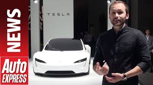 New Tesla Roadster Revealed First Look At The 2020 Electric Sports Car Youtube