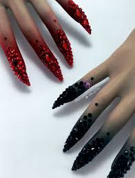Inked N Diamond Dipped Nail Gloves Unicorns Poop Glitter Easy nail art for halloween!