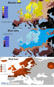 Red Hair Blonde Hair Blue Eyes In Europe 9gag Blue Eyes Map Europe Map