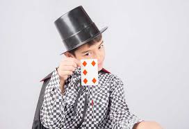 Hold out the deck and ask the audience member to insert her card face down into the middle. 10 Easy To Perform Card Tricks For Kids