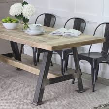 A Game Reclaimed Wood Dining Table With Steel A Frame Reclaimed Wood Dining Table Reclaimed Dining Table Dining Table