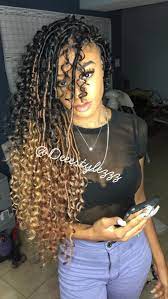 Follow Melanin Bitxh For More Its Not That Hard On Me Faux Locs Hairstyles Locs Hairstyles Curly Hair Styles