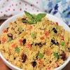 Couscous is crushed durum wheat semolina formed into small spheres. 1