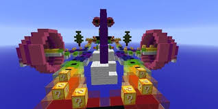 Rainbow World Lucky Block Race Map For Mcpe For Android Apk Download