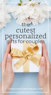 Make a happy couple even happier with gifts that will please both people with products ranging from the heartfelt and homey to the functional, fun, and unusual. The Cutest Personalized Gifts For Couples