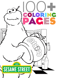 100 Free Sesame Street Coloring Pages Sesame Street Coloring Pages Sesame Street Kids Playing