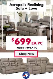 Be The King Or Queen Of The Hill When You Bring Home The Acropolis Reclining Living Room Set The Month Fo American Freight Furniture Furniture Household Help