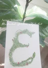 The letters spell the 5 letter word angle. Illustrated Garden Alphabet Letter E Floral E Flowers Pretty Letters Lettering Alphabet