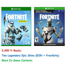 You can send values ranging from $20 to $100. Fortnite Xbox 3 000 V Bucks Legendary Eon And Frostbite Skins Physical Card Walmart Com Walmart Com