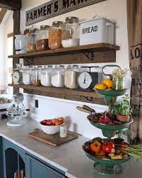 50 Stunning Farmhouse Kitchen Storage Ideas Best For Designing Your Kitchen Trendehouse Rustic Kitchen Cabinets Rustic Kitchen Kitchen Remodel