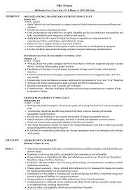 Change Management Consultant Resume Samples Velvet Jobs