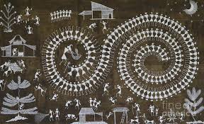 It covers an area of 49.73 km2 (19 sq mi) and has a population of 2322 people (2015). Tarpa Dance Original Warli Painting Painting By Mayur Vayeda