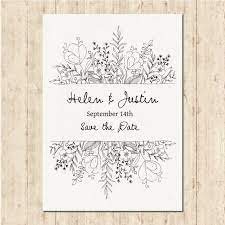 Lade Hand Gezeichnet Hochzeit Einladung Kostenlos Herunter Invitation Mariage Mariage Dessin Dessins Sur Les Mains