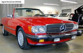 Mercedes R107 560sl Signal Red Mercedes Classic Mercedes Mercedes Benz Classic
