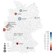 Excel Karte Deutschland Folge 9 Wie Stellt Man Daten Nach Stadten Filialen Mit Hilfe Des Blasendiagramms Visuell Dar Excel Karte De Excel Add In Fur Maps Karten