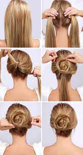 Half up styles like top knots, space buns, and half ponys all look great on mid length hair, notes maine. Twisted Bun Beauty Fond Hair Styles Hair Bun Tutorial Long Hair Styles