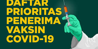Prioritas Penerima Vaksin Covid 19 Di Indonesia Telah Disusun Bagaimana Menurut Pedoman Who Halaman All Kompas Com