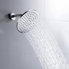 All Metal 8 Inch Rain Shower Head With 2 5 Gpm Rainfall Spray Rain Shower Head Shower Heads Rain Shower