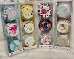 Imagen de Cápsulas Papel Cupcake Pack 3 Diseños 60u PME