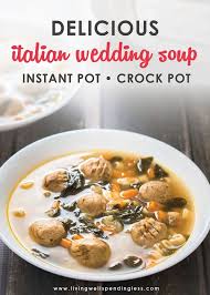 Easy Italian Wedding Soup Instant Pot Slow Cooker Soup Recipe Recipe Italian Wedding Soup Soup Recipes Slow Cooker Instant Pot Soup Recipes