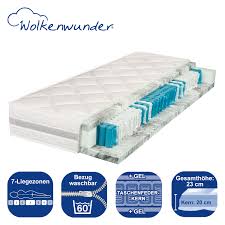 Matratzen aus kaltschaum, visco oder latex, lattenroste, bettwaren und betten direkt vom hersteller. Wolkenwunder 1000 Gel Tfk Gel Taschenfederkernmatratze Matratzen Lattenroste Boxspringbetten Schlafnett