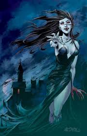 Vampire Girl 20 00 Via Etsy Vampire Girls Vampire Art Female Vampire