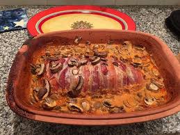Hackbraten Jagerart Im Romertopf Von Hexxana Chefkoch Hackbraten Rezepte Hackbraten Rezept