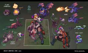Artstation Beast Hunter Jinx Fanart Peter Gandia Jinx League Of Legends League Of Legends Game Lol League Of Legends
