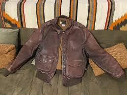 Avirex A 2 Leather Flight Jacket Usa Made Size 50 Ebay Leather Flight Jacket Jackets Flight Jacket