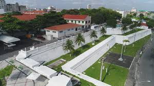 Visitando a fortaleza de nossa senhora de assunção. Drone Drone Centro De Fortaleza Forte De Nossa Senhora Da Assuncao