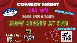 COMEDY NIGHT AT RAFTERS