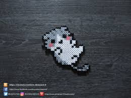 Chaton Tigre Kawaii Perles Hama Kawaii Tabby Kitten Perler Beads Perles Hama Kawaii Pokemon Perle Billes De Fer