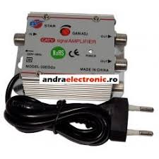 Amplificator Semnal 2 Iesiri Andra Electronic Telecomenzi Tv Telecomanda Tv Lcd Led Satelit