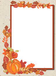 Autumn Frame Png Borders For Paper Blur Background Photography Artwork