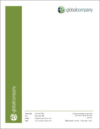 The major focus of letterhead templates is to send across catholic write up and teaching. Word Business Letterhead Template Terat