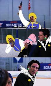 Hunter X Hunter Kurapika And Chrollo The Office This Is Horrible But I Love B Chrollo Horrible Hunter Kur Hunter Anime Hunter X Hunter Funny Hunter