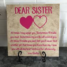 Birthday Gift For My Sister Gift For Sister Birthday Gift For Sister Christmas Gift For Her Sister Gift Unique Gift For Sister Sister Birthday Gift Gift Idea Christmas Gifts For Sister Birthday Gifts For Sister Unique