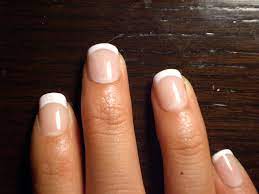 Nice Looking French Manicure Nails But They Do Ruin Your Real Nails Just As Any Artific Natural Looking Acrylic Nails Acrylic Nails French Manicure Nails